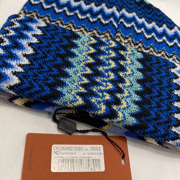 MISSONI Chevron Wool Blend Beanie & Scarf Set (2 Piece Set) - Picture 11 of 17